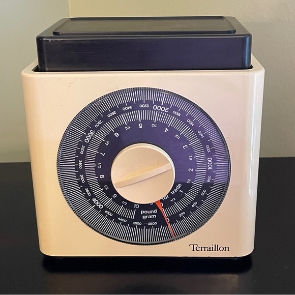 Vintage Terraillon Kitchen Scale Up to 10 Lbs 4800 Grams MADE IN FRANCE - Picture 1 of 8